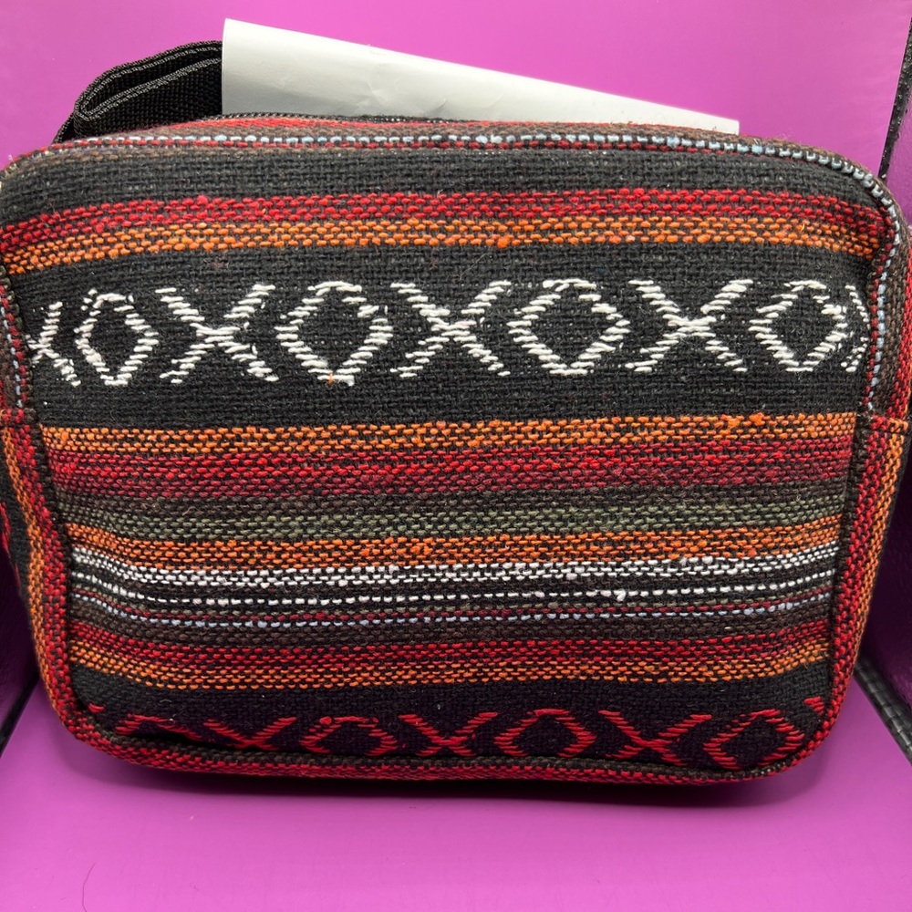Juanjuan Tribal Print Mini Crossbody Bag – Multicolor Boho Pattern | NWOT - Picture 2 of 6